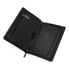 WG158-W065  Wrangler Cellphone Wallet Organizer - Black