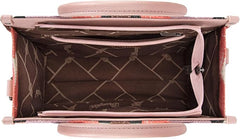 WG166G-81203S  Wrangler Southwestern Pattern Dual Sided Print-Tote/Crossbody -Pink