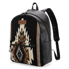 WG174-9115   Wrangler Southwestern Knitted Backpack - Black