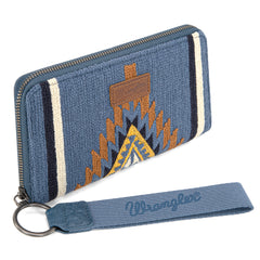 WG174-W006   Wrangler Southwestern Knitted Wallet/Wristlet - Jean