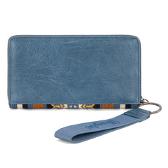 WG174-W006   Wrangler Southwestern Knitted Wallet/Wristlet - Jean