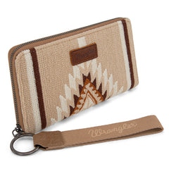 WG174-W006   Wrangler Southwestern Knitted Wallet/Wristlet - Khaki
