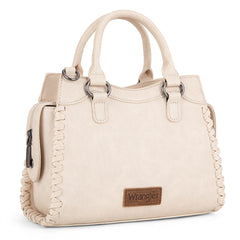WG183-8300  Wrangler Carry-All Whipstitch Tote/Crossbody -Tan