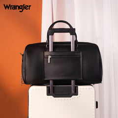 WG185-5110 Wrangler Whipstitch  Collection Duffle Bag -Black