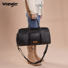 WG185-5110 Wrangler Whipstitch  Collection Duffle Bag -Black