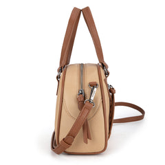 WG185-5112 Wrangler Whipstitch  Collection Satchel/Crossbody Bag -Tan