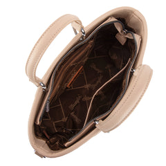 WG188-8312 Wrangler Top Handle Tote/Crossbody Detachable Key Ring Card Holder -Tan