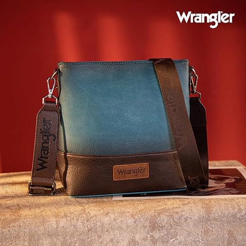 WG20-8360  Wrangler  Crossbody Bag - Turquoise