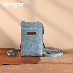 WG200-055  Wrangler RFID Small Crossbody/Cellphone Wallet - Jean
