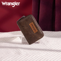 WG200-W053  Wrangler Small Wallet RFID Card Holder - Coffee