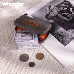 WG200-W053  Wrangler Small Wallet RFID Card Holder - Grey