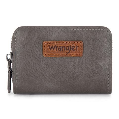 WG200-W053  Wrangler Small Wallet RFID Card Holder - Grey