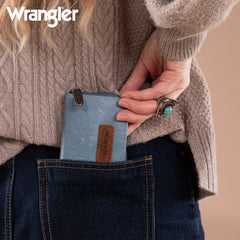 WG200-W053  Wrangler Small Wallet RFID Card Holder - Jean
