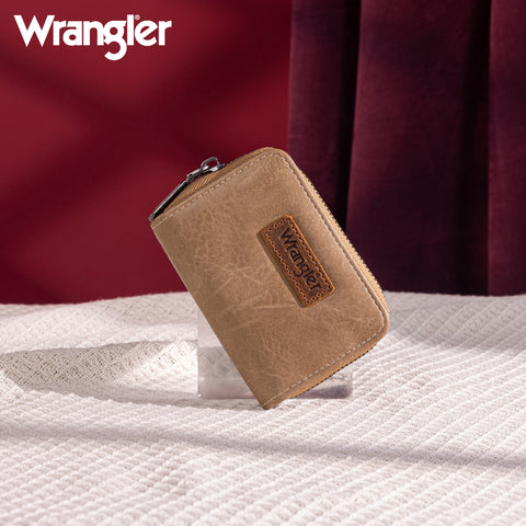 WG200-W053  Wrangler Small Wallet RFID Card Holder - Khaki