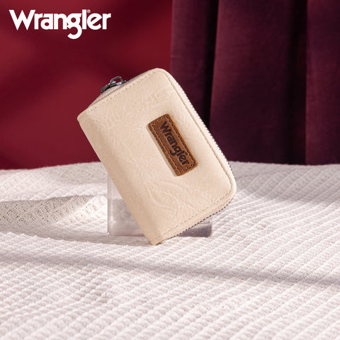 WG200-W053  Wrangler Small Wallet RFID Card Holder - Tan