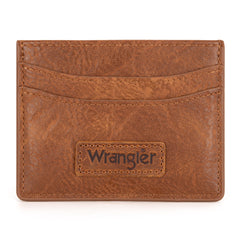 WG200-W054 Wrangler Credit Card Holder Wallet- Brown