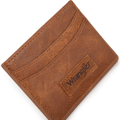 WG200-W054 Wrangler Credit Card Holder Wallet- Brown