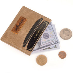 WG200-W054 Wrangler Credit Card Holder Wallet- Khaki