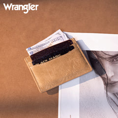 WG200-W054 Wrangler Credit Card Holder Wallet- Khaki