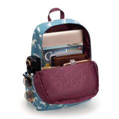 WG2000-005BL    Wrangler Horse Print Backpack - Blue