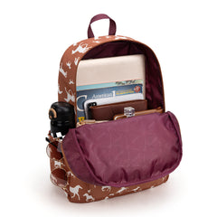 WG2000-006BR    Wrangler Horse Print Backpack - Brown