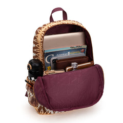 WG2000-013BR   Wrangler Aztec Print Backpack -Brown