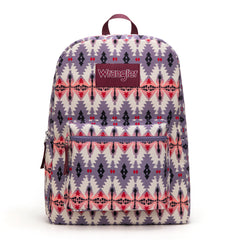 WG2000-015LV  Wrangler Aztec Print Backpack -Lavender