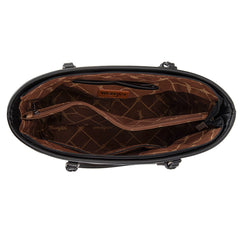 WG204-2002  Wrangler Sunflower Print Tote Bag - Black