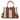 WG208-8120SBR Wrangler Color Block Tote/Crossbody - Brown