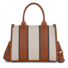 WG208-8120SBR  Wrangler Color Block Tote/Crossbody - Brown