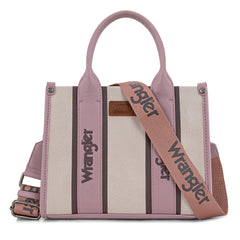 WG208-8120SDPK   Wrangler Color Block Tote/Crossbody - Dark Pink