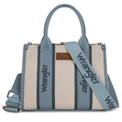 WG208-8120SJN   Wrangler Color Block Tote/Crossbody - Jean