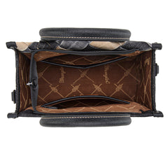 WG210-8120S  Wrangler Woven Denim Concealed Carry  Tote/Crossbody -Black