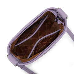 WG213-2003  Wrangler Aztec Distressed Print Dual Sided Print Concealed Carry Crossbody-Purple