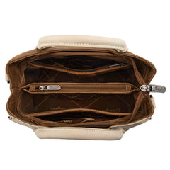 WG217-889  Wrangler Braided Whipstitch Top Handle Small Tote/Crossbody