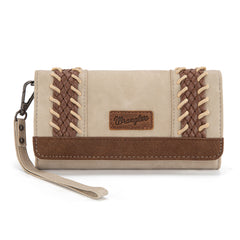 WG217-C018 Wrangler Southwestern Print  Wallet/Wristlet/Crossbody