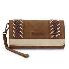 WG217-C018 Wrangler Southwestern Print  Wallet/Wristlet/Crossbody