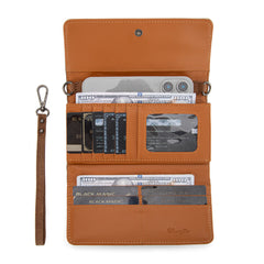 WG217-C018 Wrangler Southwestern Print  Wallet/Wristlet/Crossbody