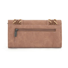 WG217-C018 Wrangler Southwestern Print  Wallet/Wristlet/Crossbody