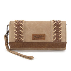 WG217-C018 Wrangler Southwestern Print  Wallet/Wristlet/Crossbody