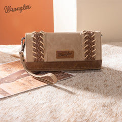 WG217-C018 Wrangler Southwestern Print  Wallet/Wristlet/Crossbody