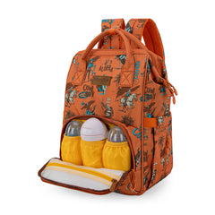 WG2204-91102   Wrangler Cowboy Printed Callie Backpack/Diaper Bag- Brown