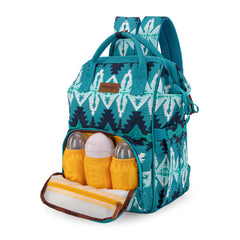 WG2204-91102   Wrangler Aztec Printed Callie Backpack/Diaper Bag- Jean