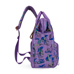 WG2204-91102   Wrangler Cowboy Printed Callie Backpack/Diaper Bag-Purple