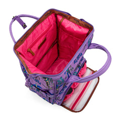 WG2204-91102   Wrangler Cowboy Printed Callie Backpack/Diaper Bag-Purple