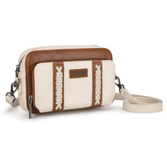 WG2207-30031  Wrangler Crossbody Purse With Wallet Compartment -Beige