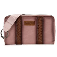 WG2208-W006  Wrangler Whipstitch Wallet/Wristlet - Pink