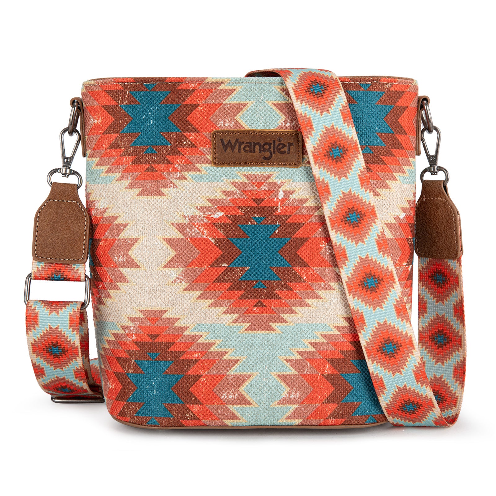 WG221-8360 Wrangler Aztec Distressed Print Dual Sided Print