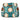 WG221-8360 Wrangler Aztec Distressed Print Dual Sided Print Crossbody - Turquoise