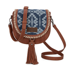 WG2212-8136  Wrangler Southwestern  Print Saddle Bag -  Jean
